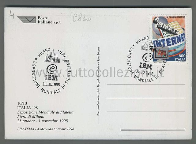 Collezionismo di marcofilia annulli speciali commemorativi degli anni 1990-99
